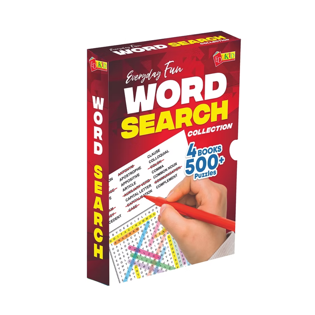 Everyday Fun Word Search Collection set for kids educational puzzle books
