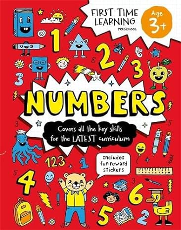 First Time Learning Age 3+ Numbers