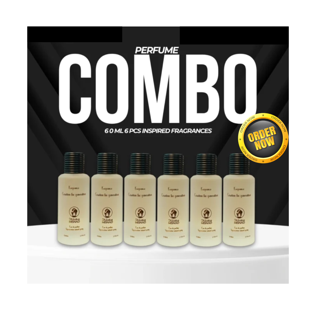 Perfume Combo – 6x60ml luxury inspired perfume set in UAE