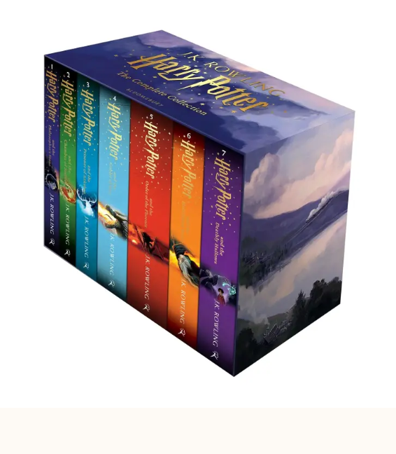 Harry Potter Paperback Box Set by J.K. Rowling – Complete 7-book Bloomsbury English collection – ISBN 9781408856772 – UAE