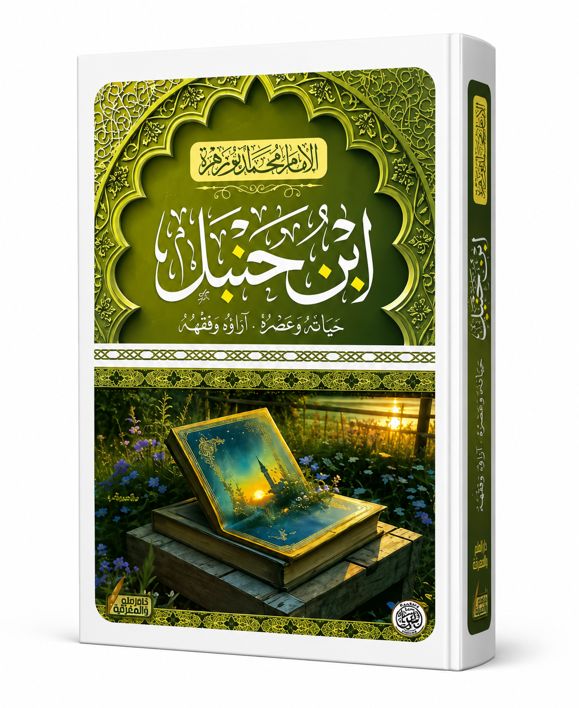 غلاف كتاب ابن حنبل حياته وعصره آراؤه وفقهه للإمام محمد أبو زهرة
