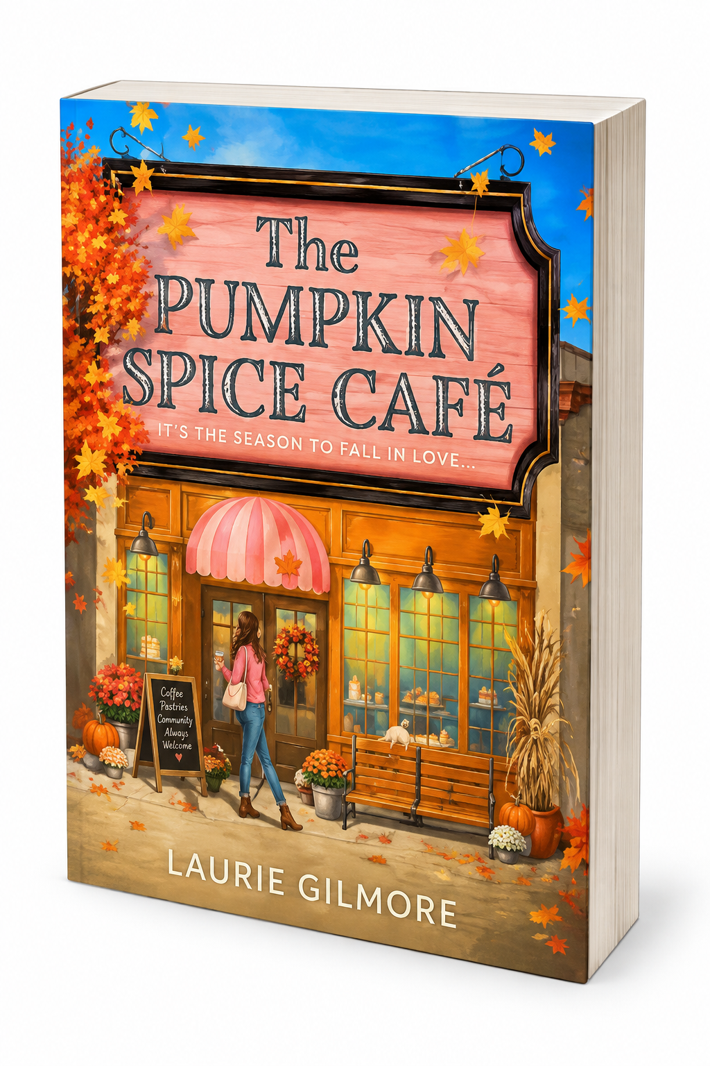 The Pumpkin Spice Cafe by Laurie Gilmore – Dream Harbor Book 1 cozy romance novel
