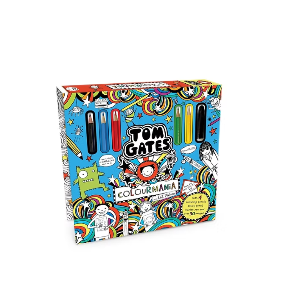 Colour Mania Tom Gates creative colouring book for kids