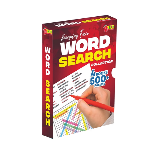 Everyday Fun Word Search Collection set for kids educational puzzle books