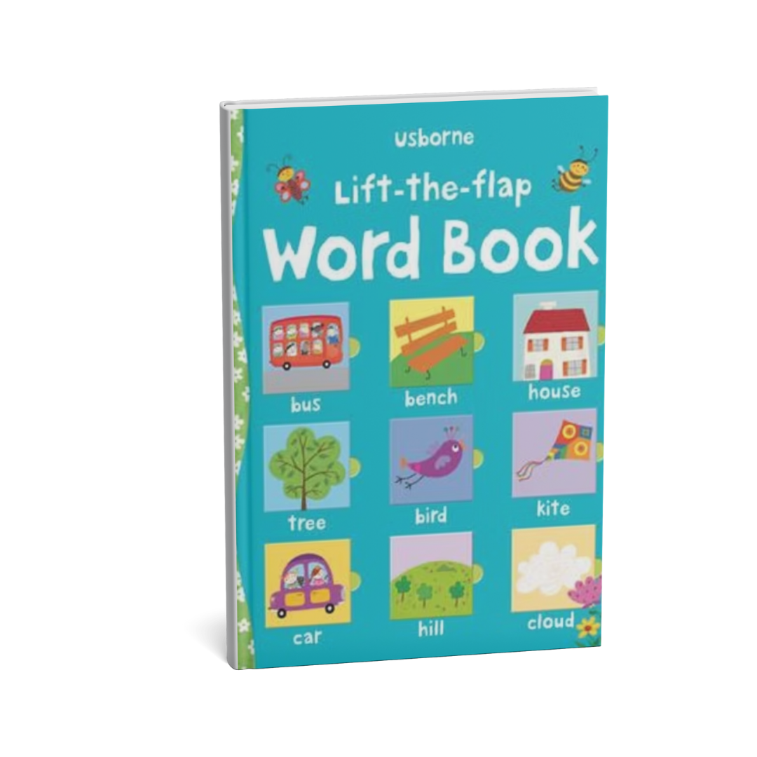 Lift-the-Flap Word Book interactive picture word book for kids by Usborne