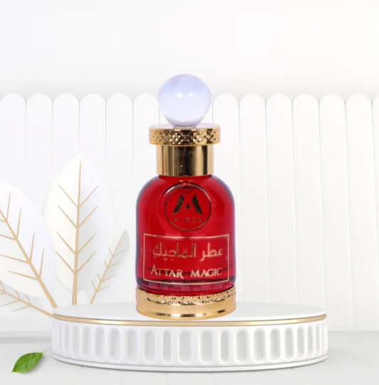 Attar Magic oud perfume in Dubai – original luxury attar oil by Mirza with elegant bottle