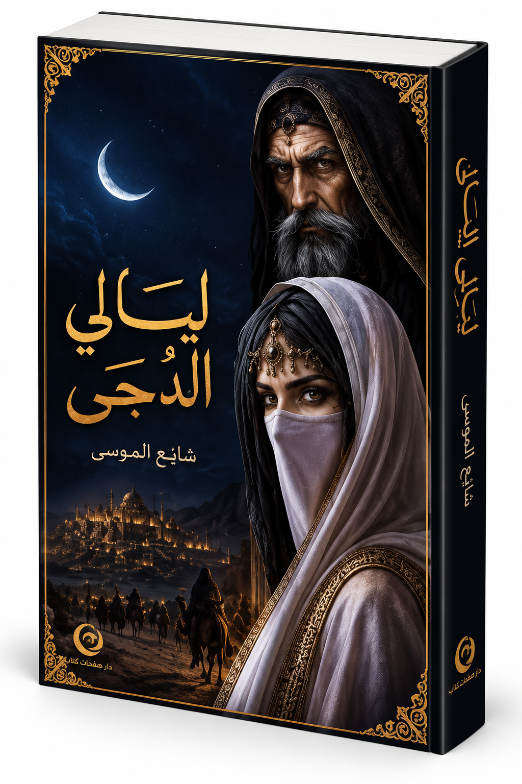 رواية ليالي الدجى شائع الموسى دار صفحات كتاب 2026 رواية عربية وحكايات وغموض في الإمارات