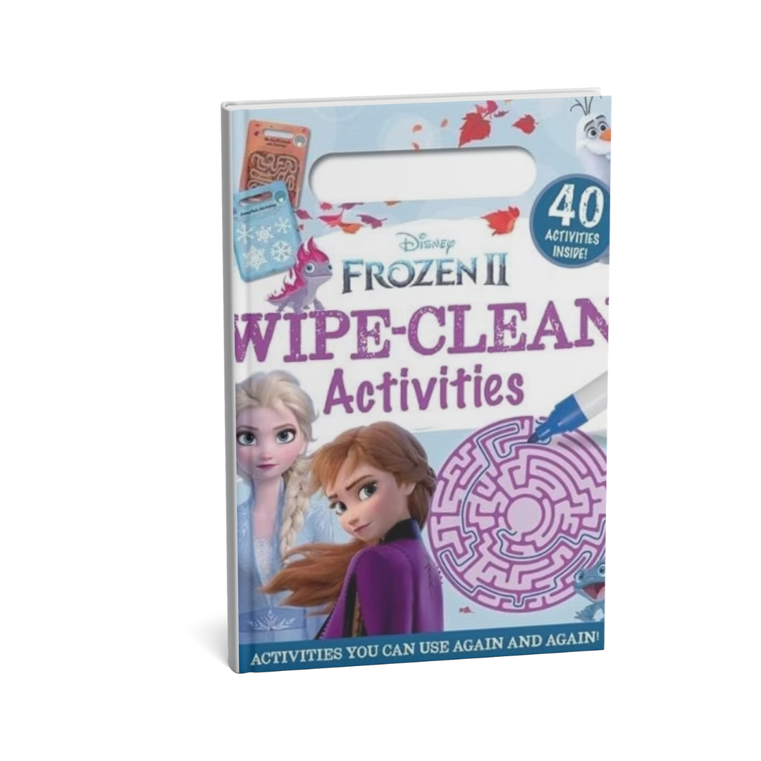 Disney Frozen 2 Wipe-Clean Activities book for kids by Igloo Books
