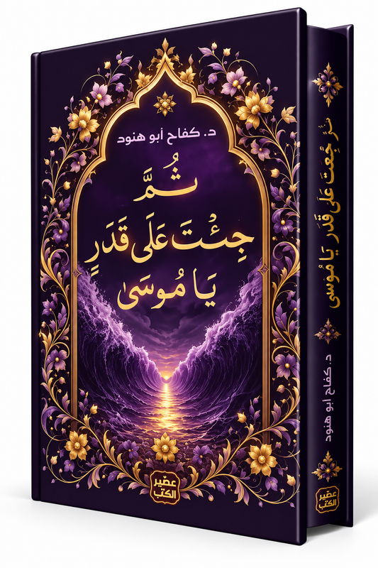 غلاف كتاب ثم جئت على قدر يا موسى للدكتورة كفاح أبو الهنود – دار عصير الكتب – إصدار 2026 – كتب دينية في الإمارات