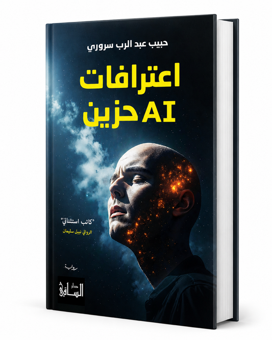 غلاف كتاب اعترافات حزين AI للكاتب حبيب عبد الرب سروري إصدار 2026 عن دار الساقي - كتب عربية في الإمارات