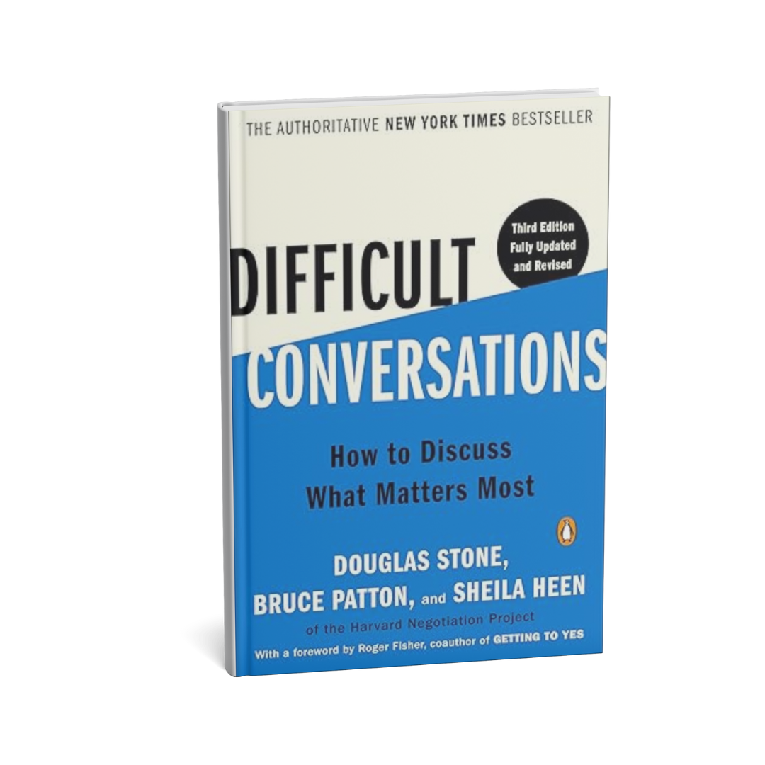 Difficult Conversations by Bruce Patton English communication self help book UAE
